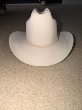 Stetson 6X White Felt Hat (Rancher)